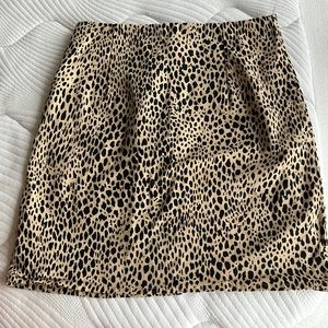 Brandy cheetah skirt
